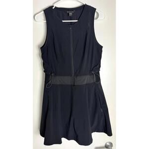 Athleta Venture Out Black Women's Tennis Blouson Dress Size US 6
